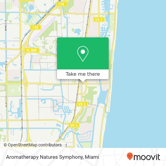 Aromatherapy Natures Symphony map