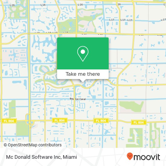 Mc Donald Software Inc map