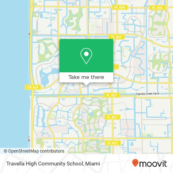 Mapa de Travella High Community School