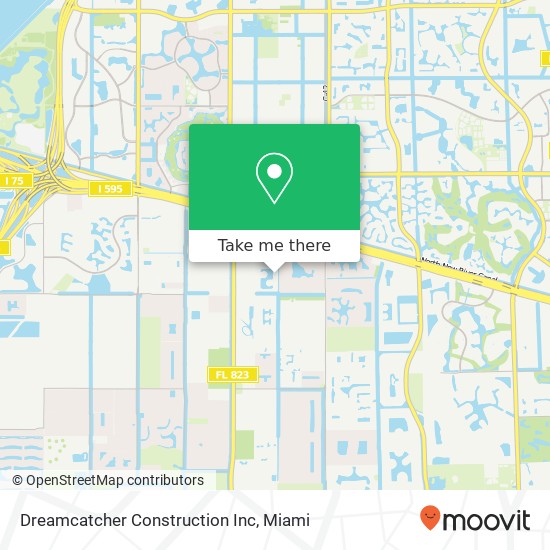 Mapa de Dreamcatcher Construction Inc