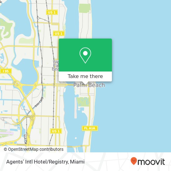 Agents' Intl Hotel/Registry map