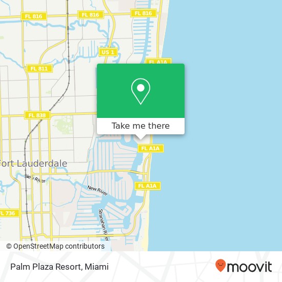 Palm Plaza Resort map