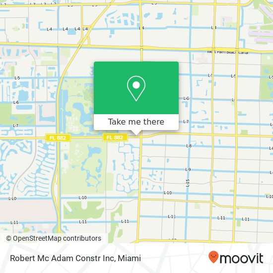 Mapa de Robert Mc Adam Constr Inc