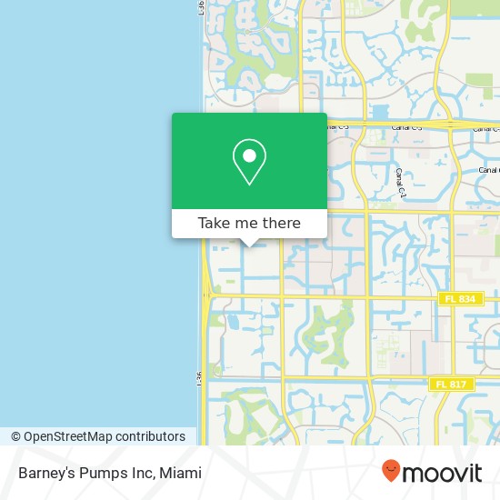 Barney's Pumps Inc map