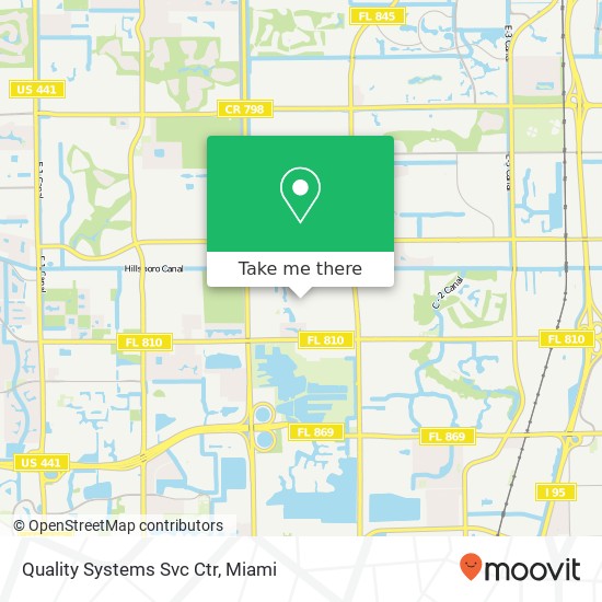 Quality Systems Svc Ctr map