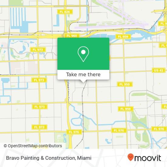 Bravo Painting & Construction map