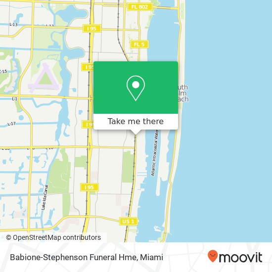 Babione-Stephenson Funeral Hme map