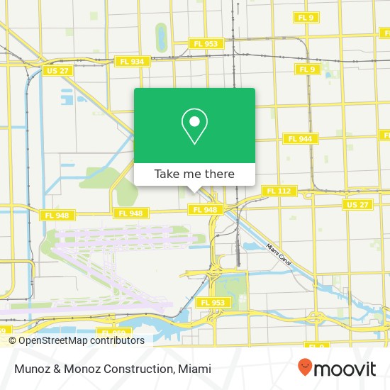 Munoz & Monoz Construction map