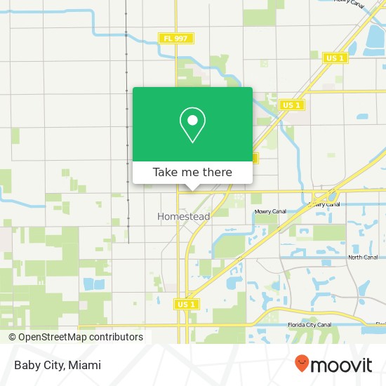 Baby City map