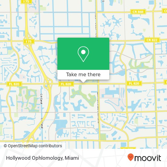 Hollywood Ophlomology map