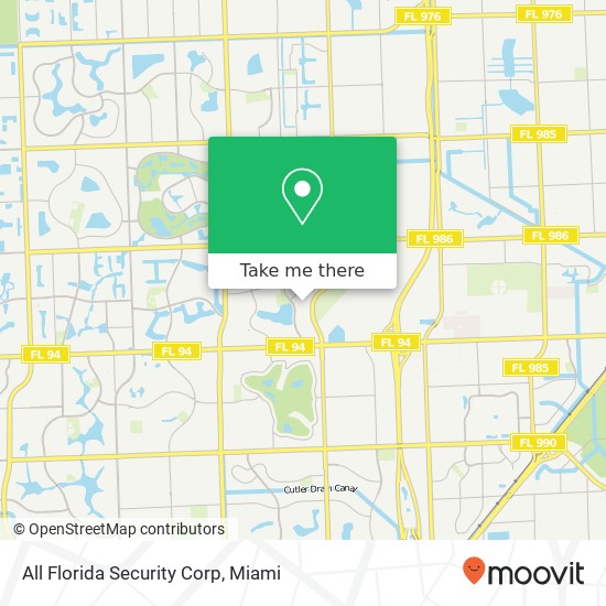 All Florida Security Corp map