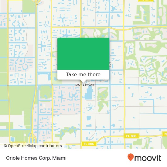 Oriole Homes Corp map