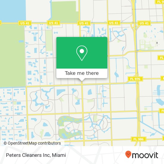 Peters Cleaners Inc map