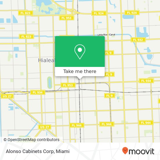 Alonso Cabinets Corp map