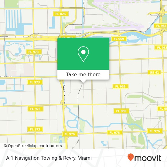 Mapa de A 1 Navigation Towing & Rcvry