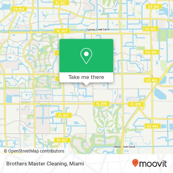 Brothers Master Cleaning map