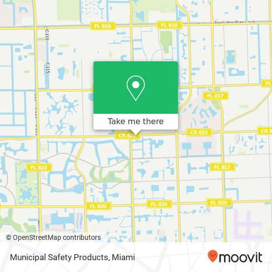 Municipal Safety Products map