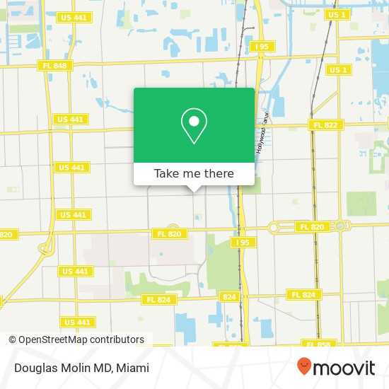 Douglas Molin MD map