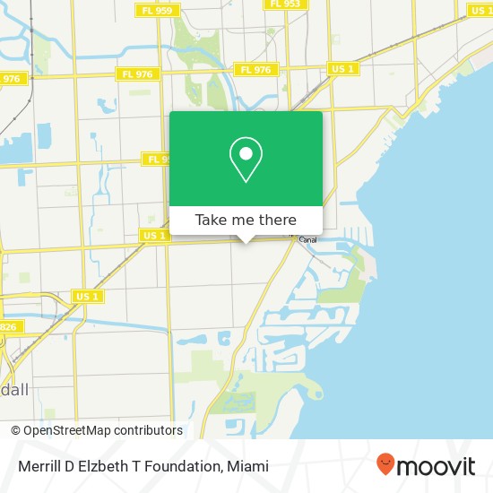 Merrill D Elzbeth T Foundation map