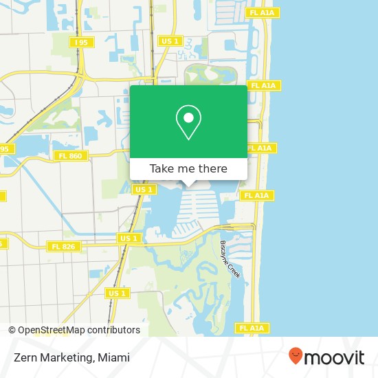 Zern Marketing map