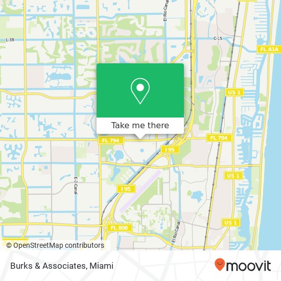 Burks & Associates map