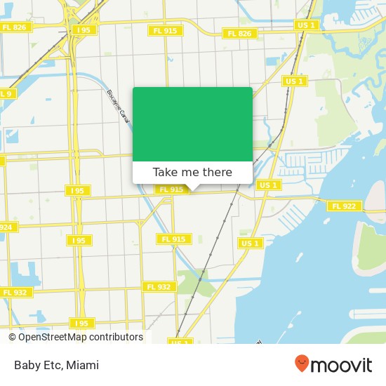 Baby Etc map