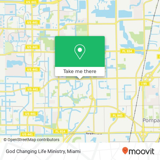 Mapa de God Changing Life Ministry