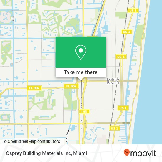 Osprey Building Materials Inc map