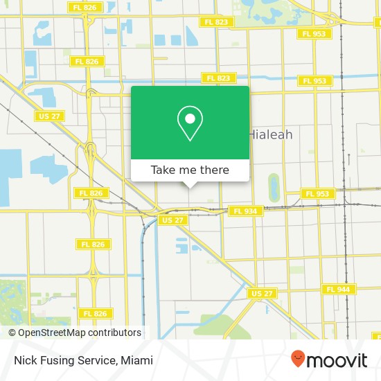 Nick Fusing Service map