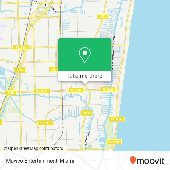 Mapa de Muvico Entertainment