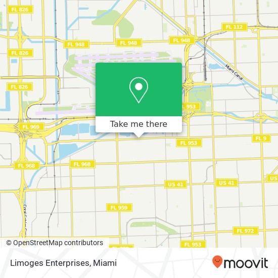 Mapa de Limoges Enterprises