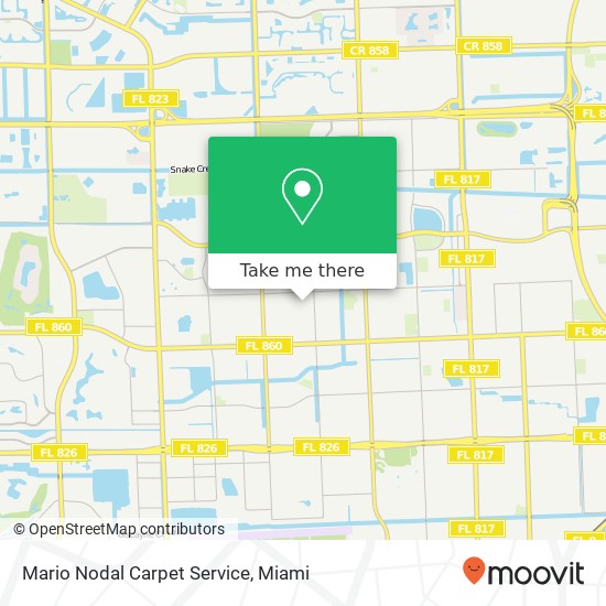 Mapa de Mario Nodal Carpet Service