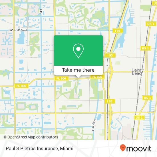 Paul S Pietras Insurance map