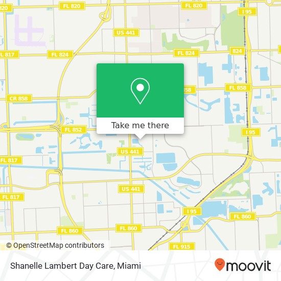 Mapa de Shanelle Lambert Day Care