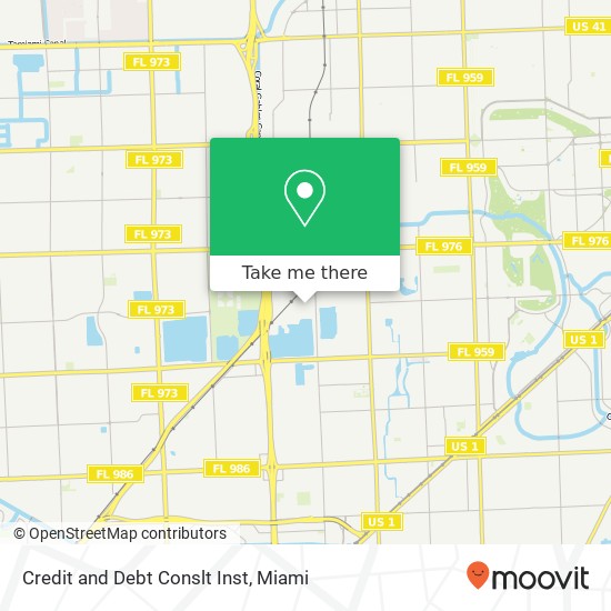 Mapa de Credit and Debt Conslt Inst