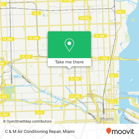 Mapa de C & M Air Conditioning Repair