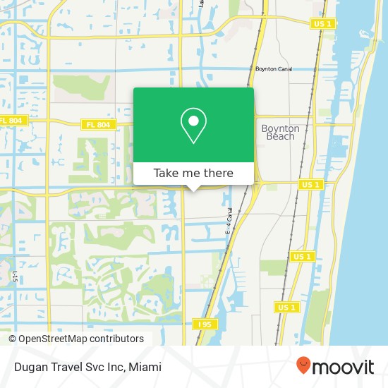 Dugan Travel Svc Inc map