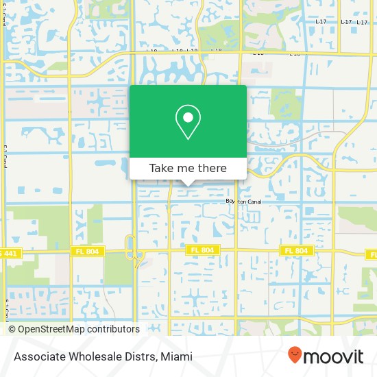 Associate Wholesale Distrs map