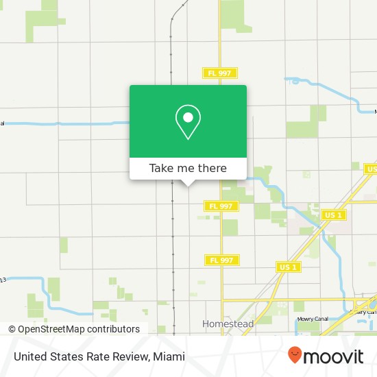 Mapa de United States Rate Review