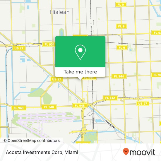 Mapa de Acosta Investments Corp