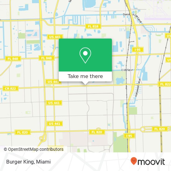 Burger King map