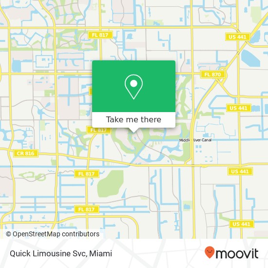 Quick Limousine Svc map