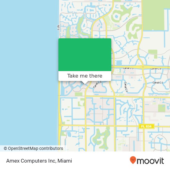 Amex Computers Inc map