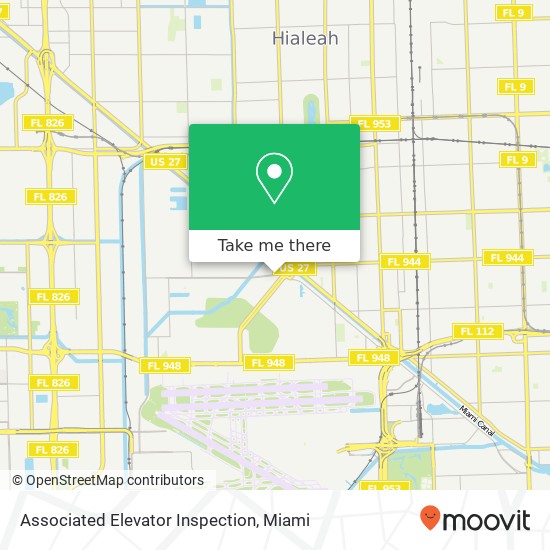 Mapa de Associated Elevator Inspection