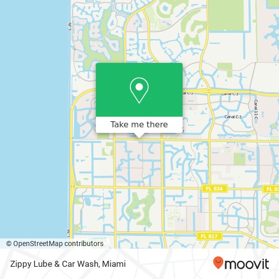 Zippy Lube & Car Wash map