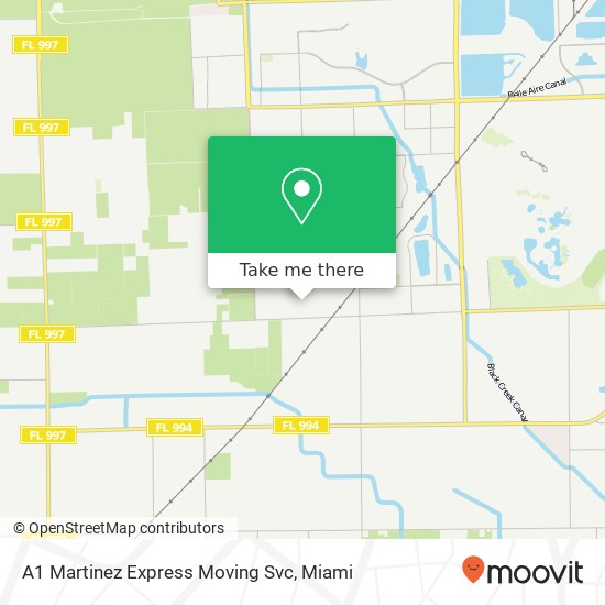 A1 Martinez Express Moving Svc map