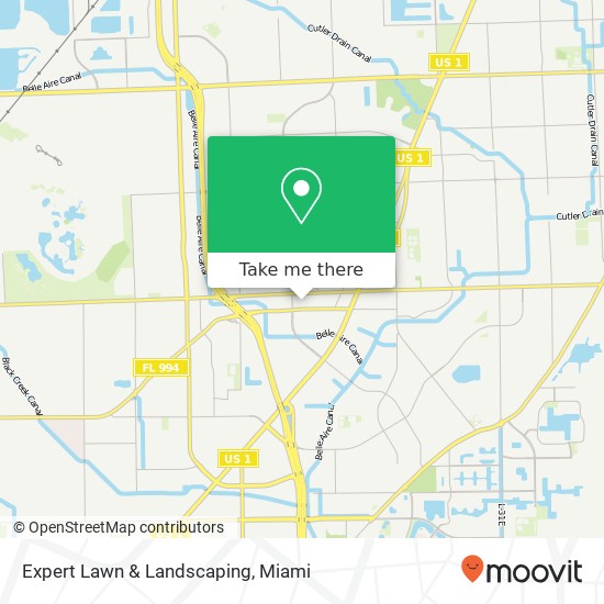 Expert Lawn & Landscaping map