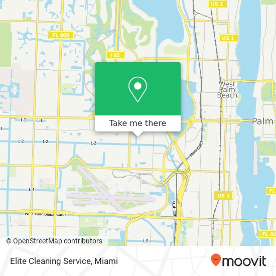 Elite Cleaning Service map