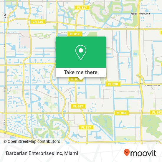 Barberian Enterprises Inc map