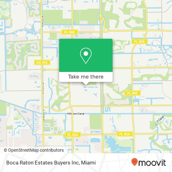 Mapa de Boca Raton Estates Buyers Inc